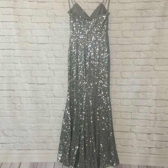 Badgley Mischka Women's Pewter 4 MSRP $487 - Picture 4 of 7